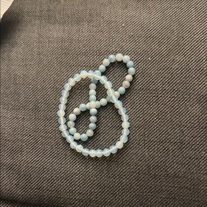 Elegant Jade Beaded Bracelet Set